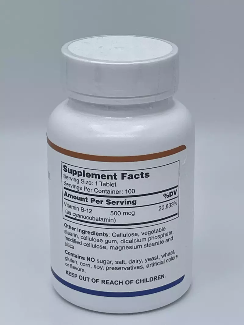 Vitamin B-12 / Cyanocobolamin 500 mcg