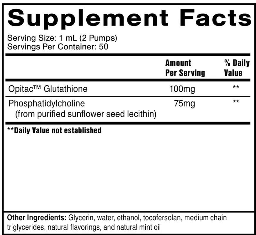 Liposomal Glutathione (QuickSilver)