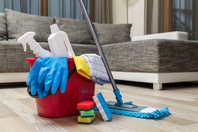 house cleaning supplies