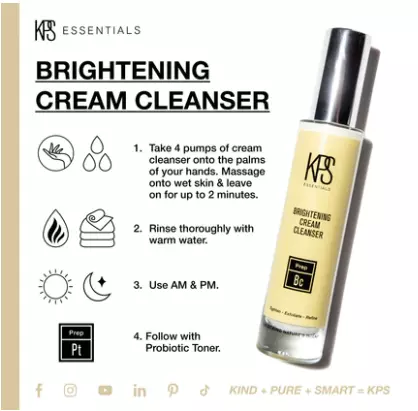 Brightening Cream Cleanser 1.7 oz KPS