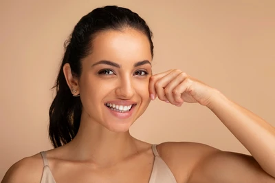 woman with good skin elasticity